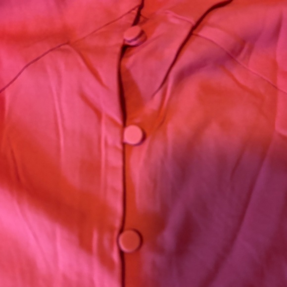 Uniqlo pink button down camisole flare maxi dress NWT - Picture 4 of 7